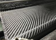 6K Twill Weave Carbon Fiber Konstruksi Bahan Roll Tahan Dampak