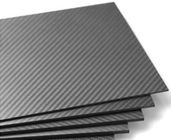 Glossy 1mm Carbon Fiber Sheet 3K Twill Tahan Dampak Untuk Bagian Konstruksi