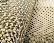 Kekuatan tinggi Berwarna Karbon Kevlar Hybrid Cloth Carbon Aramid Jacquard Fabric