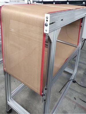 10 * 10mm E Fiber Glass Ptfe Mesh Conveyor Belt